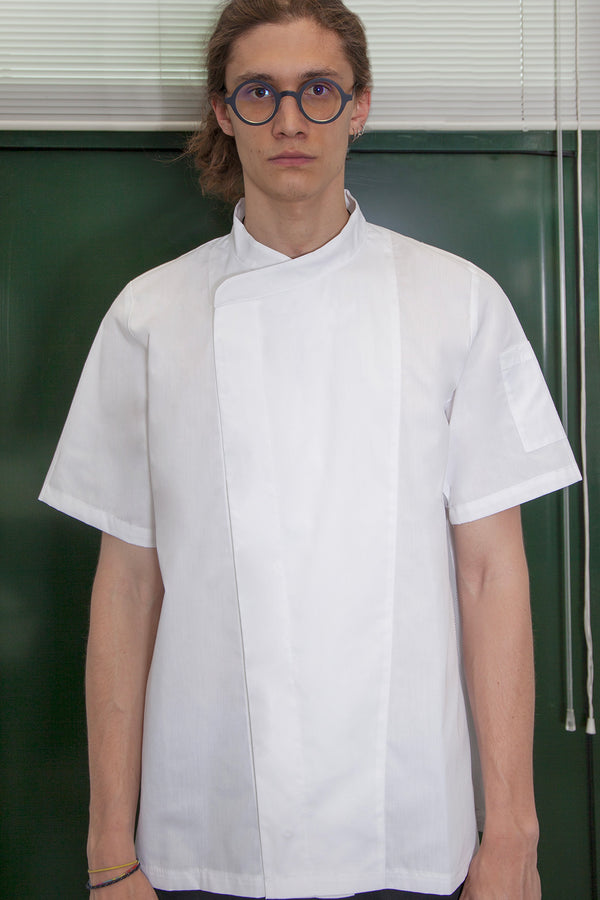 Giacca da Cuoco unisex a mezza manica (GIACCA CUOCO-M/M)